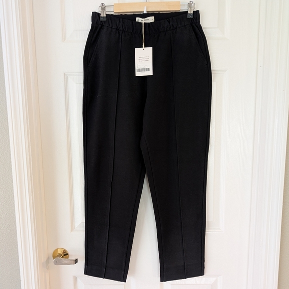 NWT Everlane Dream Pants Double Knit Black Size Medium - Picture 2 of 7